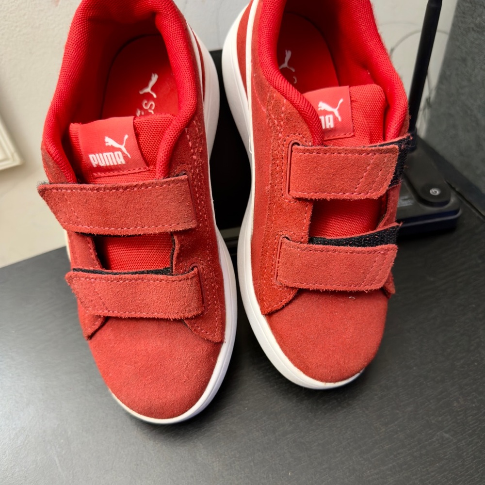 Puma Kids' Vibrant Red Sneakers